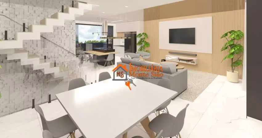 Sobrado com 3 dormitórios à venda, 203 m² por r$ 1.250.000,00 - vila carmela ii - guarulhos/sp