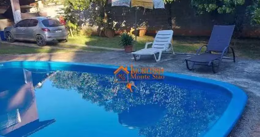 Chácara com 3 dormitórios à venda, 1000 m² por r$ 699.600,00 - bonsucesso - guarulhos/sp