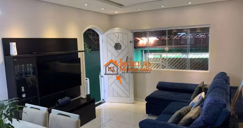 Casa térrea a venda com 2 dormitórios com 125m² de terreno e 2 vagas de garagem - parque continental i - guarulhos/sp