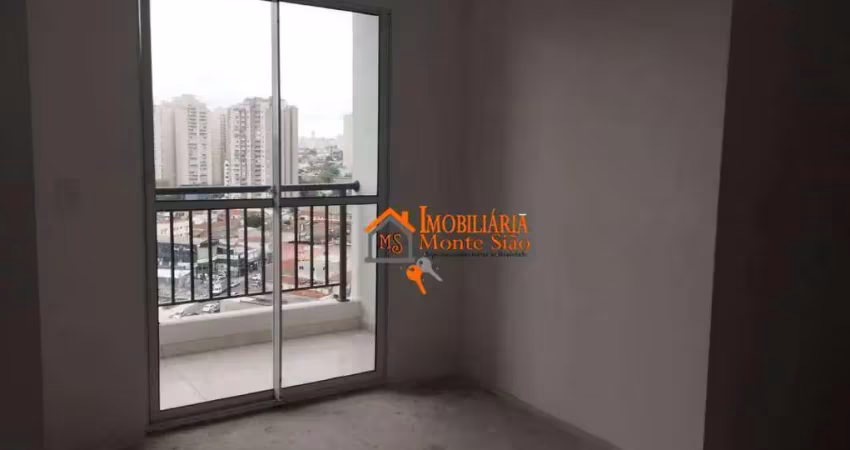 Apartamento com 2 dormitórios à venda, 49 m² por r$ 437.000 - vila augusta - guarulhos/sp
