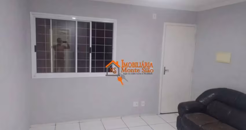Apartamento com 2 dormitórios à venda, 48 m² por r$ 175.000,00 - jardim guilhermino - guarulhos/sp