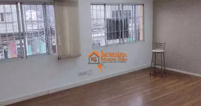 Sala para alugar, 24 m² por r$ 1.660,00/mês - parque renato maia - guarulhos/sp