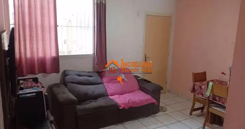 Apartamento com 2 dormitórios à venda, 44 m² por r$ 170.000,00 - pimentas - guarulhos/sp