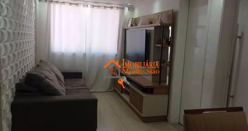 Apartamento com 2 dormitórios à venda, 51 m² por r$ 210.000,00 - jardim silvestre - guarulhos/sp