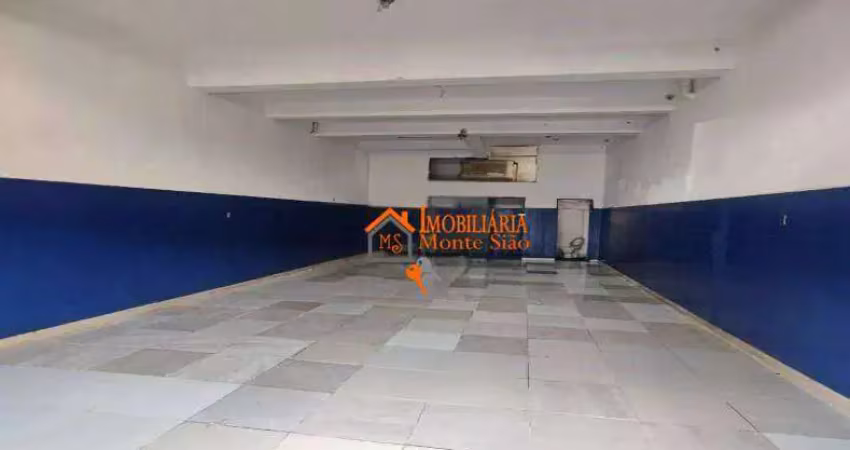 Salão para alugar, 80 m² por r$ 1.835,00/mês - jardim vera - guarulhos/sp