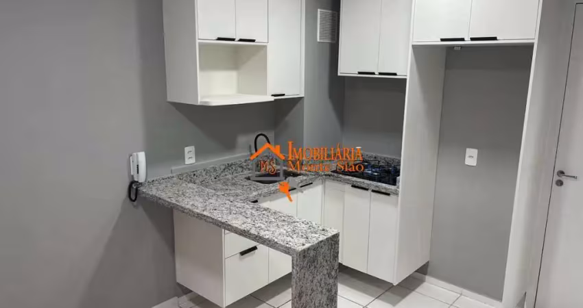 Apartamento com 1 dormitório à venda, 27 m² por r$ 270.000,00 - vila das bandeiras - guarulhos/sp