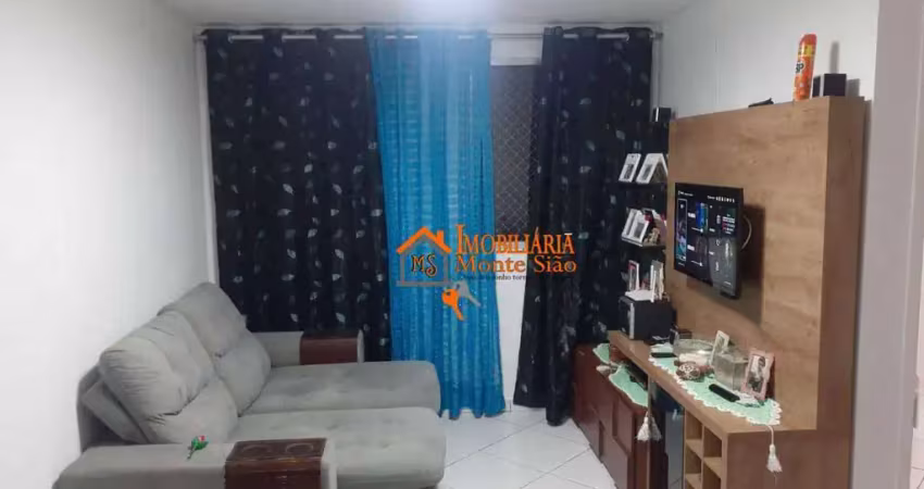 Apartamento com 2 dormitórios à venda, 44 m² por r$ 225.000,00 - jardim doraly - guarulhos/sp