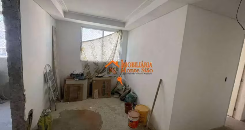 Apartamento com 2 dormitórios à venda, 45 m² por r$ 219.000,00 - centro - guarulhos/sp