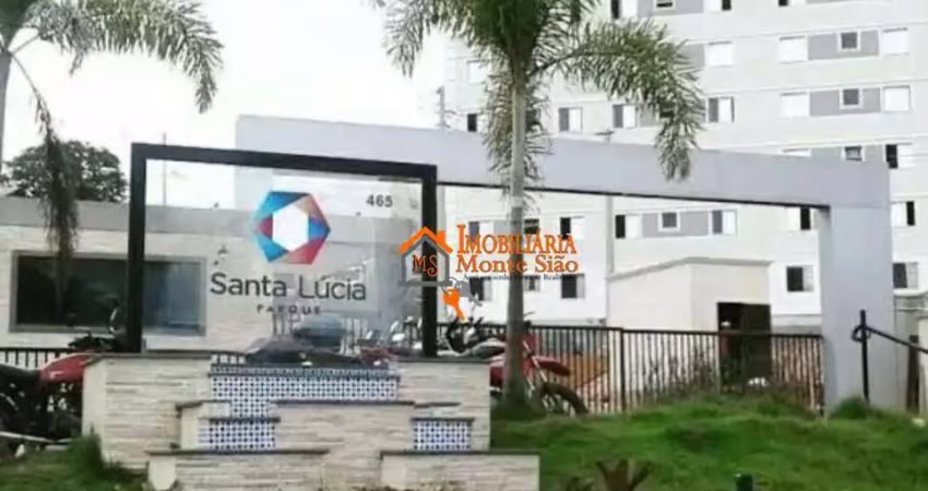 Apartamento com 2 dormitórios à venda, 47 m² por r$ 250.000,00 - água chata - guarulhos/sp