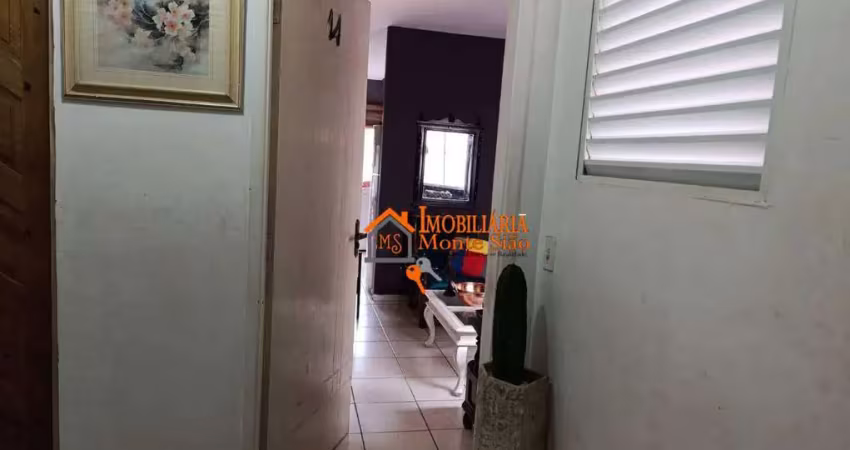 Apartamento com 2 dormitórios à venda, 53 m² por r$ 140.000,00 - vila sadokim - guarulhos/sp