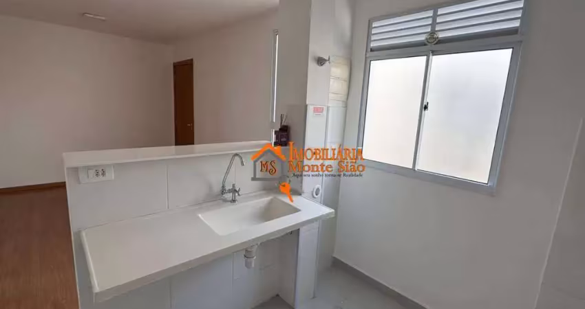 Apartamento com 2 dormitórios à venda, 45 m² por r$ 230.000,00 - jardim santo expedito - guarulhos/sp