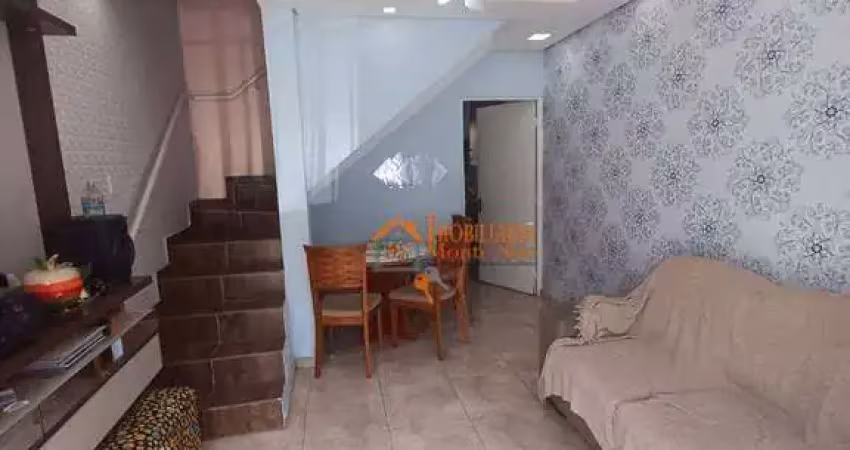 Sobrado com 2 dormitórios, 80 m² - venda por r$ 320.000,00 ou aluguel por r$ 1.665,00/mês - cidade serodio - guarulhos/sp