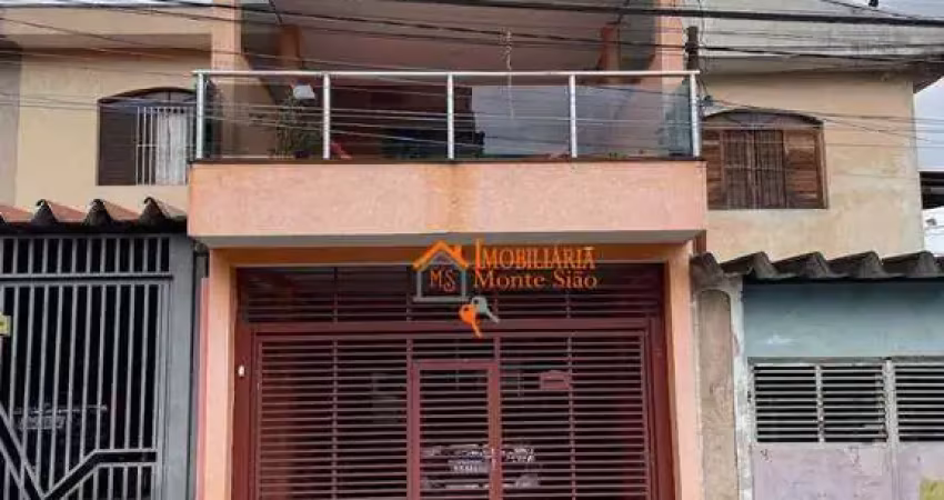 Sobrado com 3 dormitórios à venda, 200 m² por r$ 689.000,00 - jardim vila galvão - guarulhos/sp