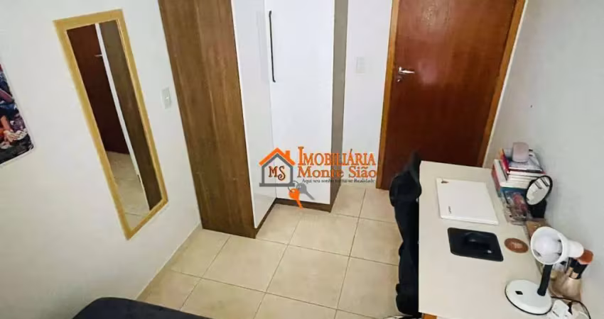 Apartamento com 2 dormitórios à venda, 50 m² por r$ 255.000,00 - tremembé - são paulo/sp