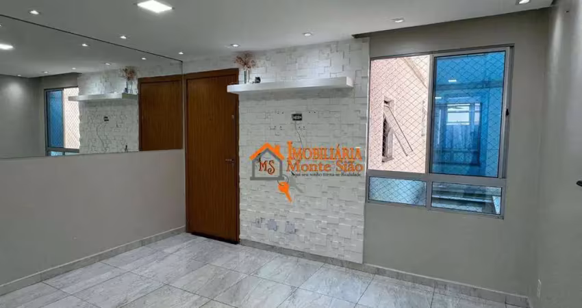 Apartamento com 2 dormitórios à venda, 41 m² por r$ 240.000,00 - água chata - guarulhos/sp