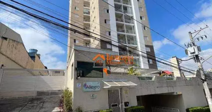 Apartamento com 2 dormitórios à venda, 58 m² por r$ 420.000,00 - vila galvão - guarulhos/sp