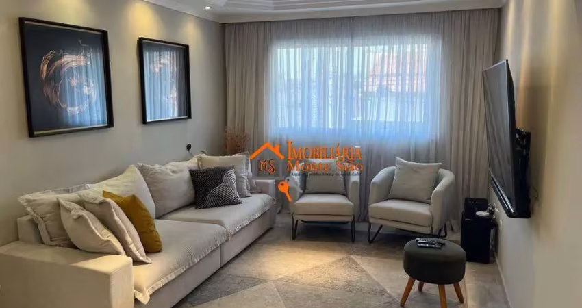 Sobrado com 4 dormitórios, 200 m² - venda por r$ 1.172.000,00 ou aluguel por r$ 7.175,00/mês - jardim santa mena - guarulhos/sp