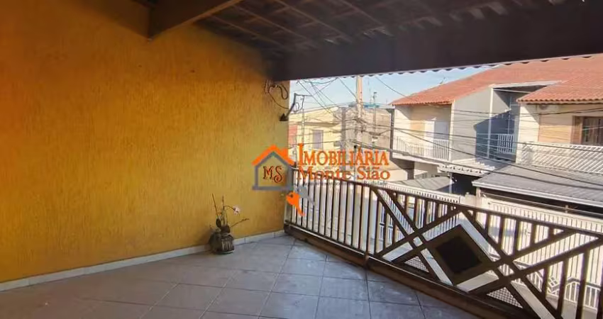 Sobrado com 4 dormitórios, 300 m² - venda por r$ 900.000,00 ou aluguel por r$ 4.380,00/mês - jardim bela vista - guarulhos/sp
