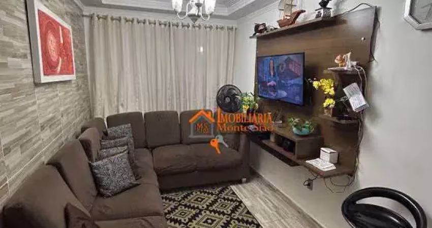 Apartamento com 2 dormitórios à venda, 50 m² por r$ 175.000,00 - jardim nova cidade - guarulhos/sp
