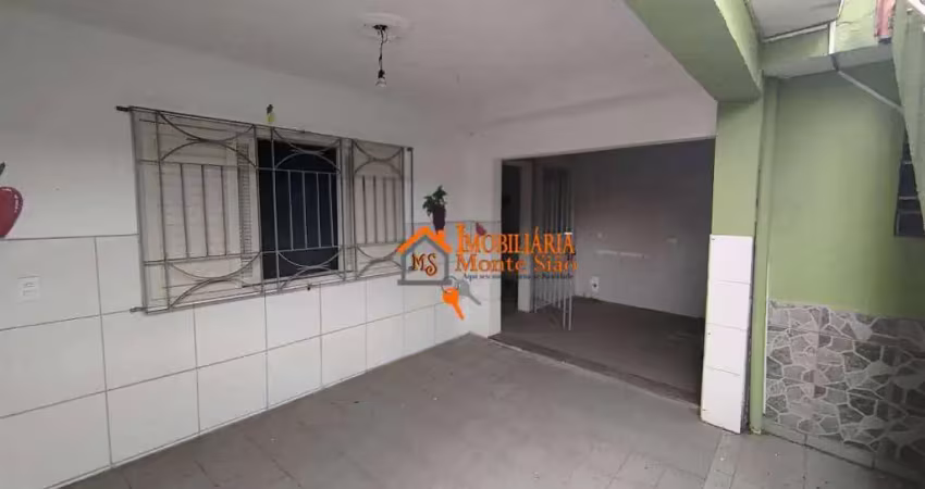 Casa térrea com 245m² de terreno, com 3 quartos, oportunidade para investidor no jardim vila galvão - guarulhos/sp