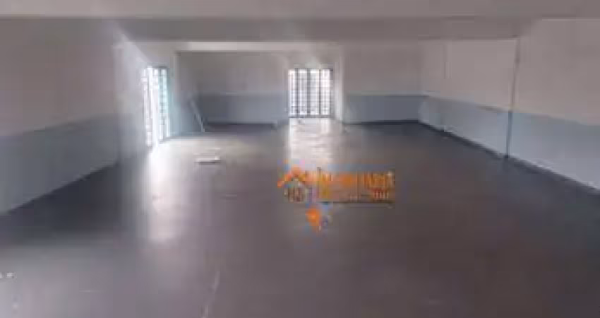 Salão para alugar, 212 m² por r$ 3.300,00/mês - jardim bela vista - guarulhos/sp