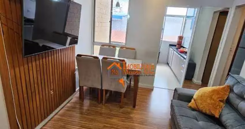 Apartamento com 2 dormitórios à venda, 51 m² por r$ 280.000,00 - portal dos gramados - guarulhos/sp