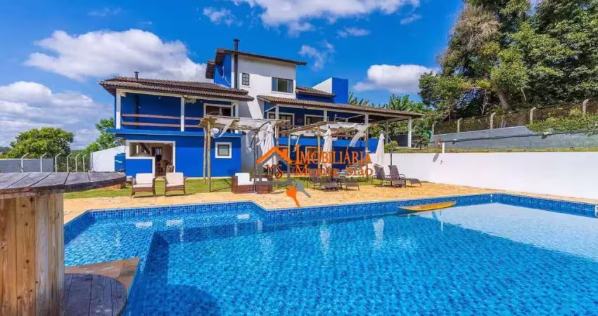 Chácara com 7 dormitórios à venda, 2400 m² por r$ 1.908.000,00 - chácara remanso (caucaia do alto) - cotia/sp