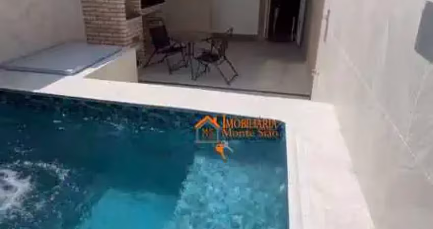Sobrado com 3 dormitórios à venda, 115 m² por r$ 830.000,00 - jardim vila galvão - guarulhos/sp