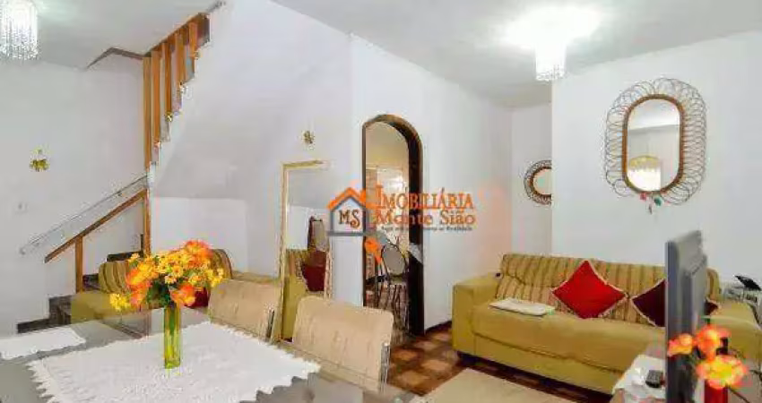 Sobrado com 3 dormitórios à venda, 99 m² por r$ 410.000,00 - vila galvão - guarulhos/sp