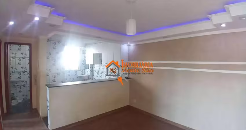 Apartamento com 2 dormitórios à venda, 49 m² por r$ 260.000,00 - água chata - guarulhos/sp