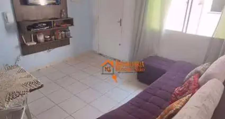 Apartamento com 2 dormitórios à venda, 53 m² por r$ 150.000,00 - vila sadokim - guarulhos/sp