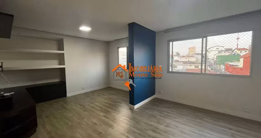 Apartamento com 3 dormitórios para alugar, 96 m² por r$ 4.273,19/mês - jardim barbosa - guarulhos/sp