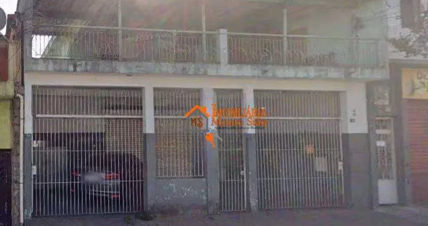 Sobrado com 3 dormitórios à venda, 375 m² por r$ 954.000,00 - parque continental i - guarulhos/sp