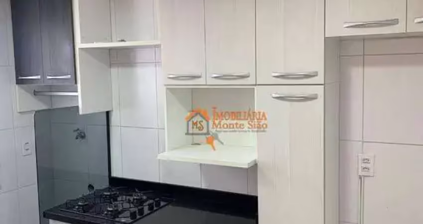 Apartamento com 2 dormitórios à venda, 45 m² por r$ 260.000,00 - água chata - guarulhos/sp