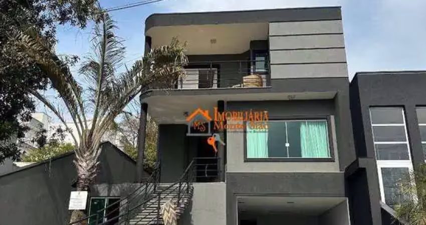 Sobrado com 4 dormitórios à venda, 420 m² por r$ 2.750.000,00 - cidade parquelandia - mogi das cruzes/sp
