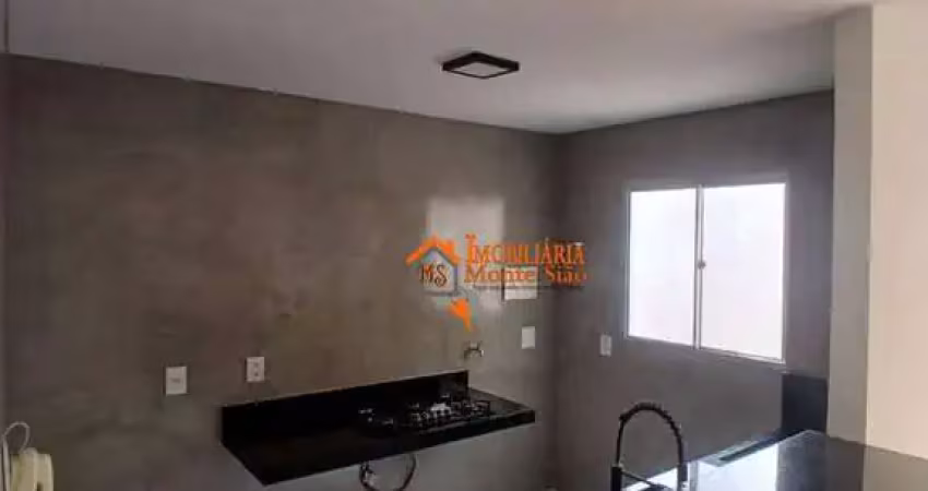 Apartamento com 2 dormitórios à venda, 45 m² por r$ 240.000,00 - água chata - guarulhos/sp