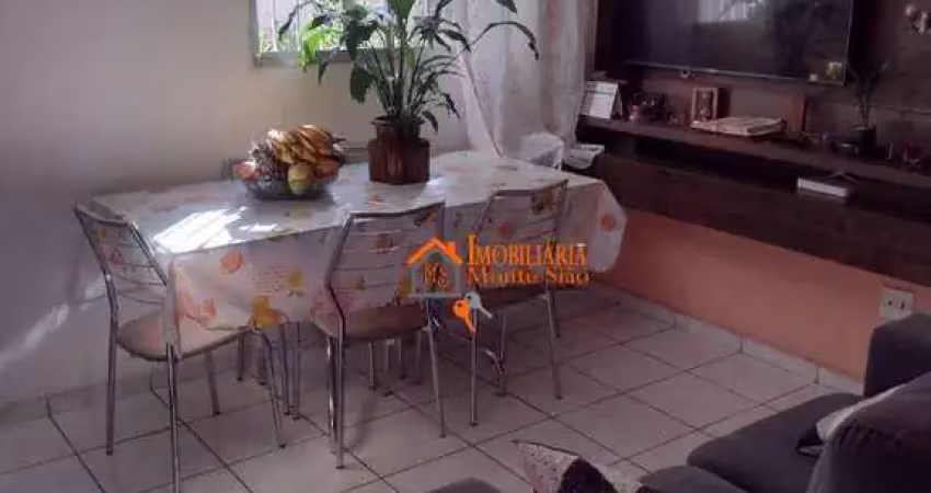 Apartamento com 2 dormitórios à venda, 45 m² por r$ 194.000,00 - pimentas - guarulhos/sp