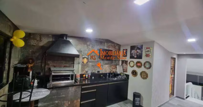 Sobrado com 2 dormitórios à venda, 214 m² por r$ 714.000,00 - residencial parque cumbica - guarulhos/sp