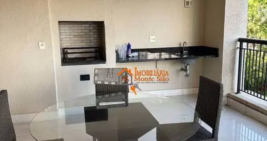 Apartamento com 3 dormitórios à venda, 164 m² por r$ 1.600.000,00 - macedo - guarulhos/sp