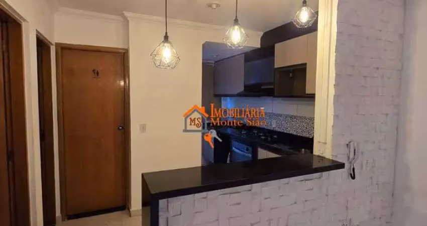 Apartamento com 2 dormitórios à venda, 42 m² por r$ 300.000,00 - parque primavera - guarulhos/sp