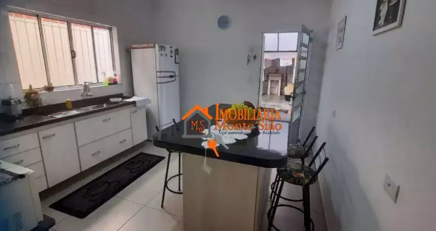 Sobrado com 3 dormitórios à venda, 163 m² por r$ 590.000,00 - jardim adriana - guarulhos/sp