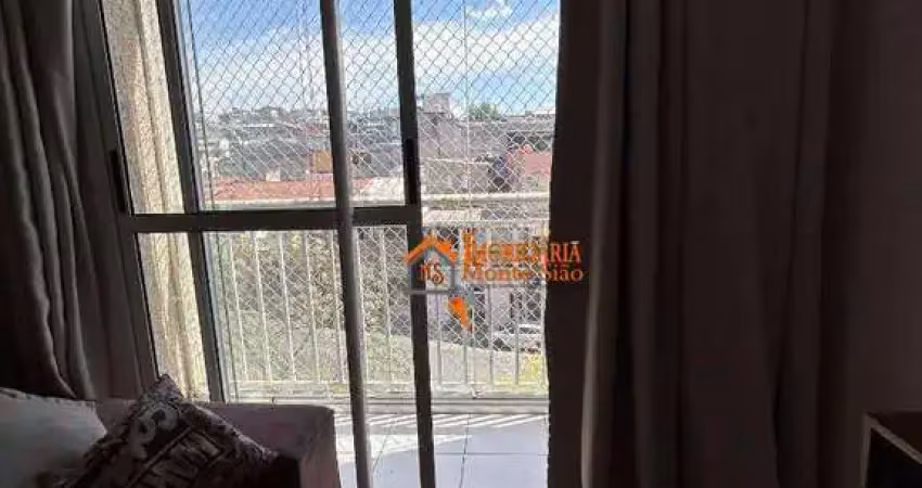 Apartamento com 2 dormitórios à venda, 49 m² por r$ 297.000,00 - jardim bela vista - guarulhos/sp