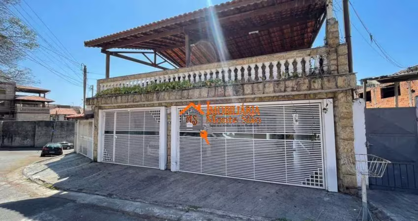 Sobrado com 3 dormitórios à venda, 250 m² por r$ 820.000,00 - jardim santa mena - guarulhos/sp