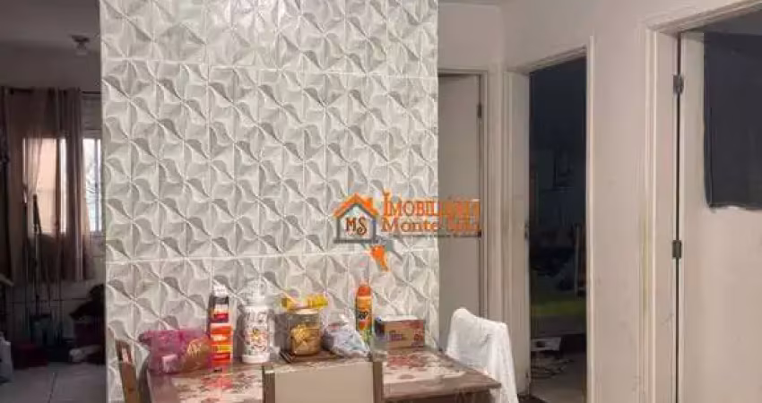 Apartamento com 2 dormitórios à venda, 48 m² por r$ 145.000,00 - vila nova bonsucesso - guarulhos/sp