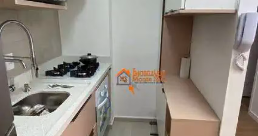 Apartamento com 2 dormitórios à venda, 47 m² por r$ 425.000,00 - vila augusta - guarulhos/sp