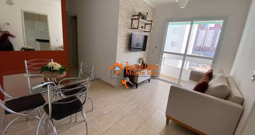Uni bosque maia – apto semi mobiliado com 2 dorms, suíte e 2 vagas – lazer completo!
