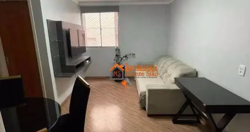 Apartamento com 2 dormitórios à venda, 44 m² por r$ 220.000,00 - jardim são luis - guarulhos/sp