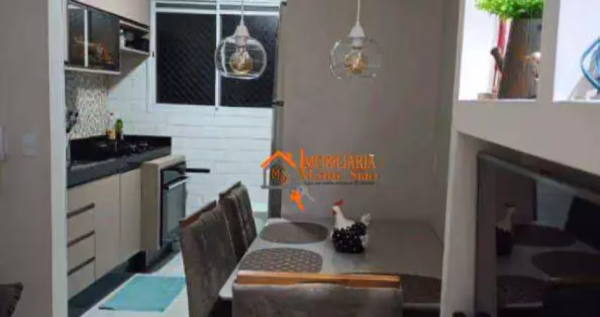Apartamento com 2 dormitórios à venda, 38 m² por r$ 220.000,00 - jardim albertina - guarulhos/sp