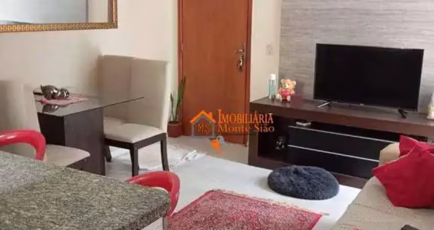 Apartamento garden com 2 dormitórios à venda, 50 m² por r$ 280.000,00 - água chata - guarulhos/sp