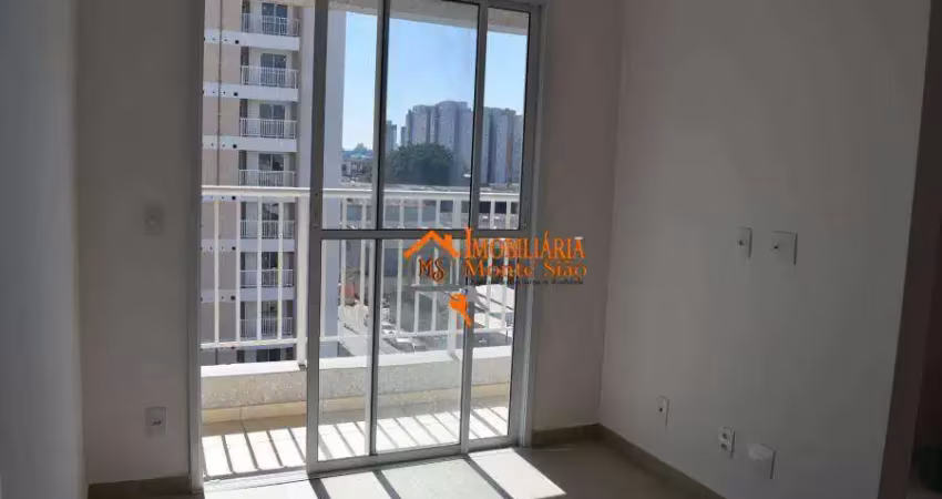 Apartamento com 2 dormitórios, 42 m² - venda por r$ 399.000,00 ou aluguel por r$ 3.095,00/mês - vila itapegica - guarulhos/sp
